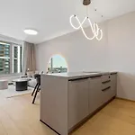 Skypark 1-bedroom On Floor 15 With Castle View And Parking By Skyviews Bratislava